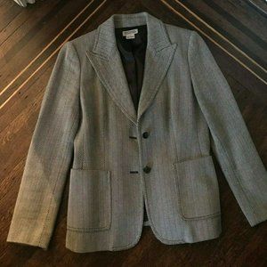 Michael Kors Blazer, Brown Tweedy, Vintage, Size 8